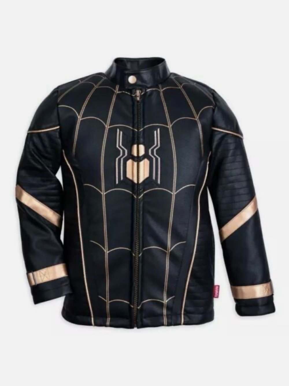 Marvel Black and Gold Spider Kids Costume Jacket 4T